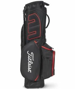 Titleist Players 4 StaDry Stand Bag -Golf Bags Sales 2023 2023 Players4StaDry Black Black Red 03 67108.1676658362