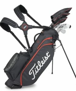 Titleist Players 4 Stand Bag -Golf Bags Sales 2023 2023 Players4 Black Black Red 001 79239.1676666401