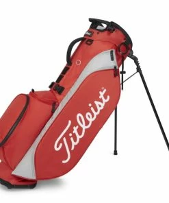 Titleist Players 4 Stand Bag -Golf Bags Sales 2023 2023 Players4 Red Gray 01 34055.1676666415