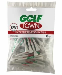 PRIDE SPORTS Golf Town Logo 3 1/4 Inch Plastic Tees (50 Count)