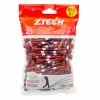 Ztech Red 2 3/4 Inch Tees With White & Blue Stripes (100 Count)
