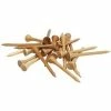 Ztech 4 Inch Wooden Golf Tees (50 Count) -Golf Bags Sales 2023 4 Inch Wooden Golf Tees 50 Count