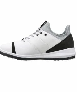 ATHALONZ Men's EnVe Spikeless Golf Shoe - White/Anthracite -Golf Bags Sales 2023 Anthracite 2