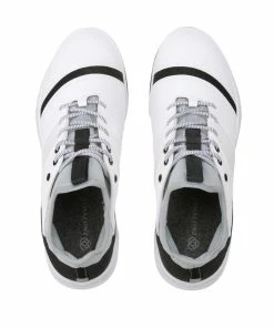 ATHALONZ Men's EnVe Spikeless Golf Shoe - White/Anthracite -Golf Bags Sales 2023 Anthracite 4