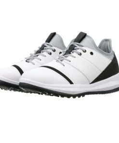 ATHALONZ Men's EnVe Spikeless Golf Shoe - White/Anthracite -Golf Bags Sales 2023 Anthracite 5