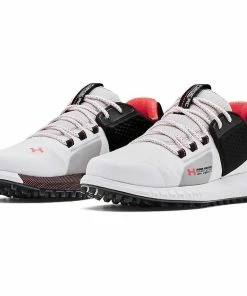 Under Armour Men's HOVR Forge RC Spikeless Golf Shoe - White/Black -Golf Bags Sales 2023 Black 100