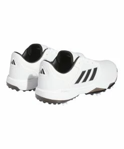 ADIDAS Men's Bounce 3.0 Spiked Golf Shoe - White/Black -Golf Bags Sales 2023 Black 31