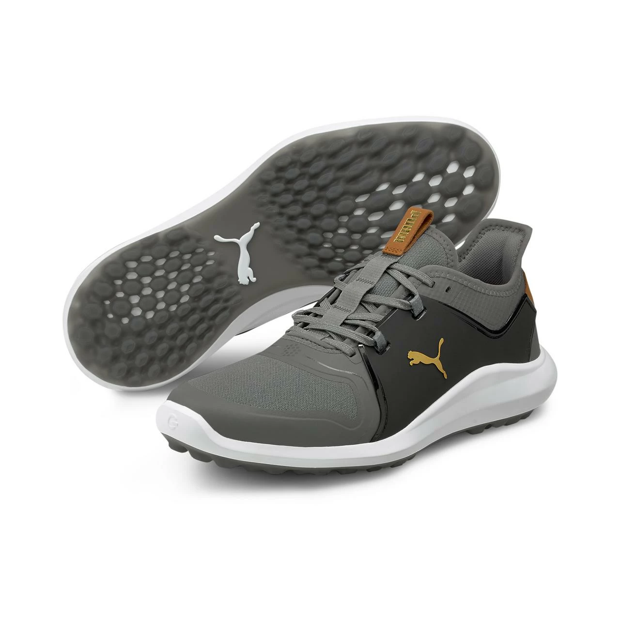 Puma Men's Ignite Fasten 8 Spikeless Golf Shoe - Grey/Black 6 Puma Men's Ignite Fasten 8 Spikeless Golf Shoe - Grey/Black - Image 4