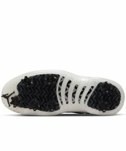 Nike Air Jordan XII Low Spiked Golf Shoe - White/Black 12 Nike Air Jordan XII Low Spiked Golf Shoe - White/Black -Golf Bags Sales 2023 Black 43