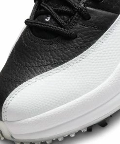 Nike Air Jordan XII Low Spiked Golf Shoe - White/Black 17 Nike Air Jordan XII Low Spiked Golf Shoe - White/Black -Golf Bags Sales 2023 Black 48