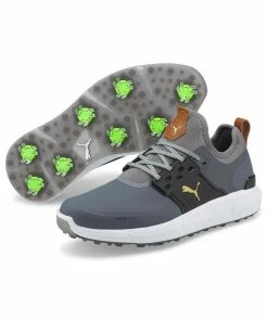 Puma Men's Ignite ARTICULATE Spiked Golf Shoe - Grey/Black -Golf Bags Sales 2023 Black 59