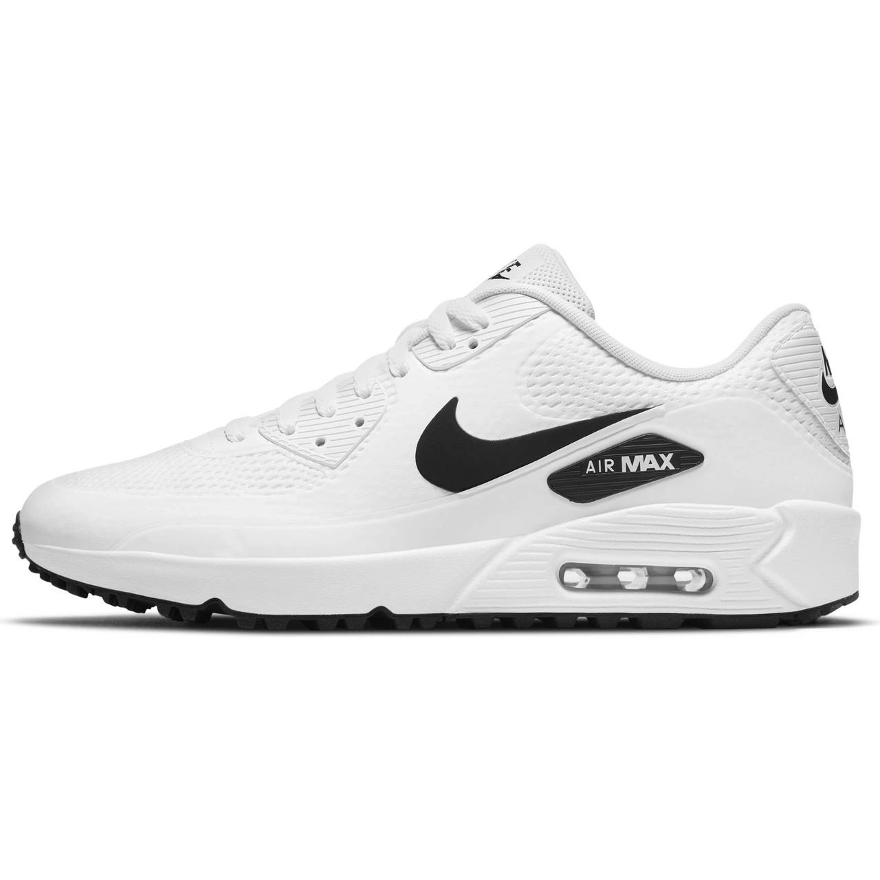Nike Air Max 90 G Spikeless Golf Shoe - White/Black 8 Nike Air Max 90 G Spikeless Golf Shoe - White/Black - Image 6