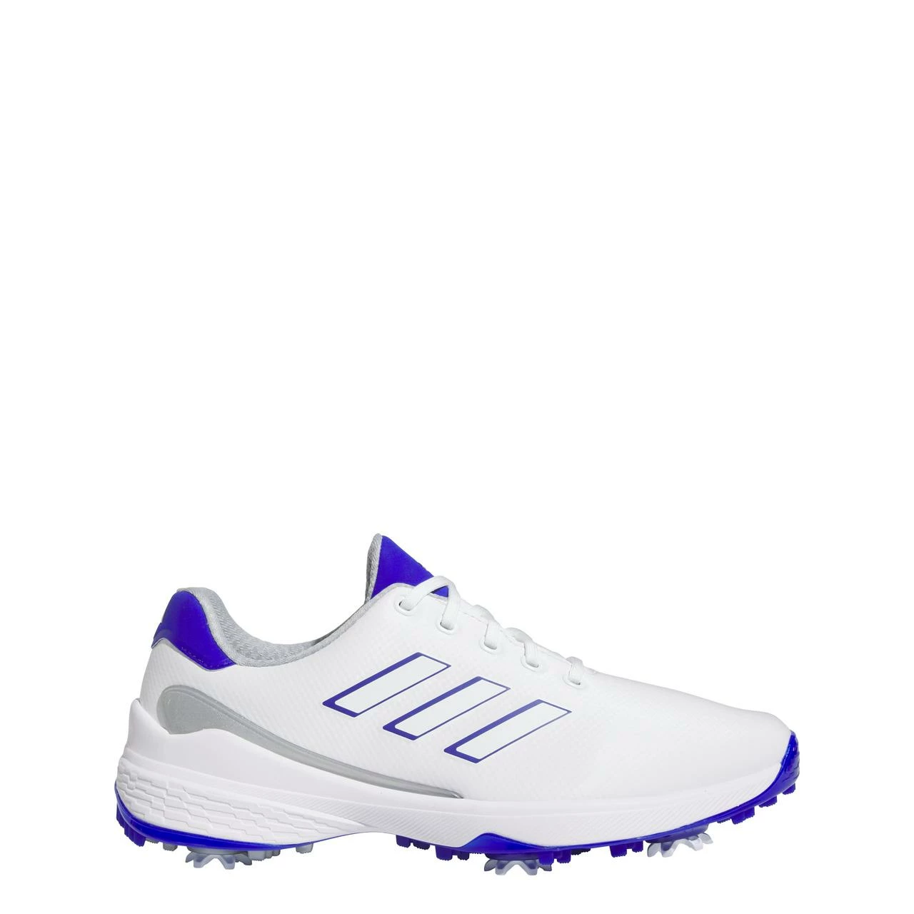 ADIDAS Men's ZG23 Spiked Golf Shoe - White/Blue 3 ADIDAS Men's ZG23 Spiked Golf Shoe - White/Blue