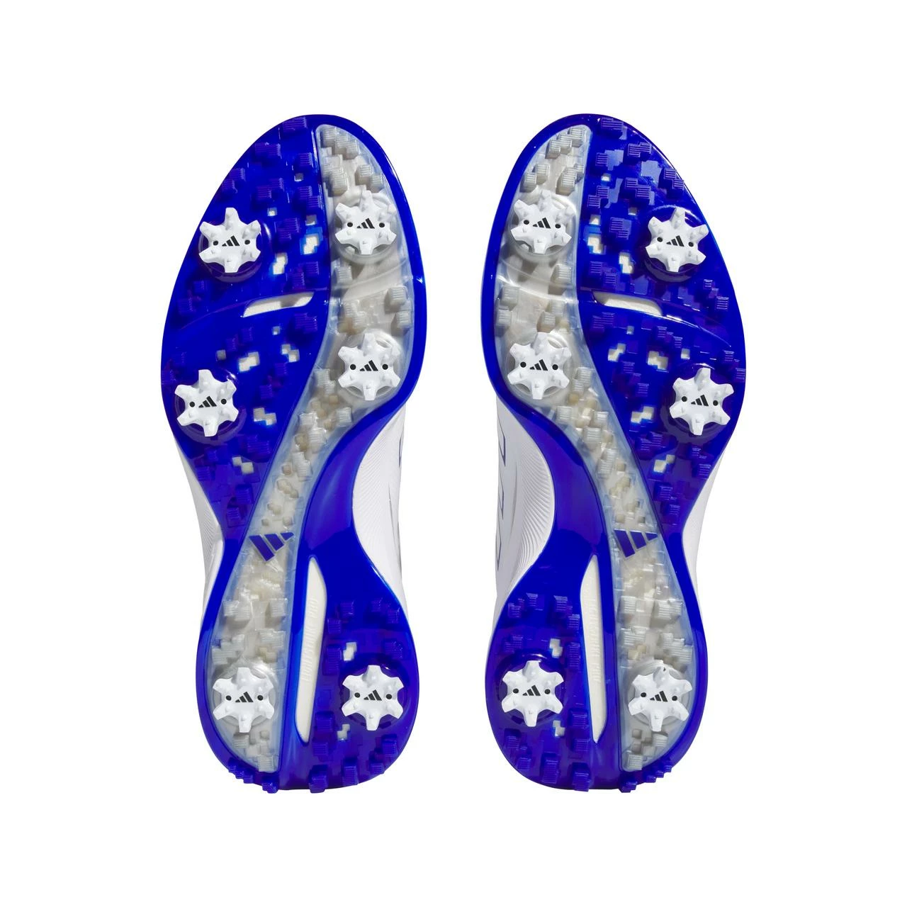 ADIDAS Men's ZG23 Spiked Golf Shoe - White/Blue 4 ADIDAS Men's ZG23 Spiked Golf Shoe - White/Blue - Image 2