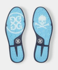 G/FORE Women's Tuxedo Gallivanter Spikeless Golf Shoe - White/Blue -Golf Bags Sales 2023 Blue 35