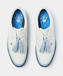 G/FORE Women's Tuxedo Gallivanter Spikeless Golf Shoe - White/Blue -Golf Bags Sales 2023 Blue 36