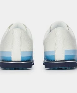 G/FORE Women's Tuxedo Gallivanter Spikeless Golf Shoe - White/Blue -Golf Bags Sales 2023 Blue 37