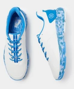 G/FORE Men's MG4+ Spikeless Golf Shoe - White/Blue 10 G/FORE Men's MG4+ Spikeless Golf Shoe - White/Blue -Golf Bags Sales 2023 Blue 49