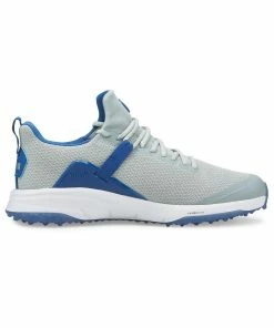 Puma Men's Fusion Evo Spikeless Golf Shoe - Grey/Blue -Golf Bags Sales 2023 Blue 66