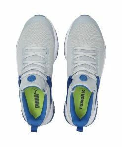 Puma Men's Fusion Evo Spikeless Golf Shoe - Grey/Blue -Golf Bags Sales 2023 Blue 67