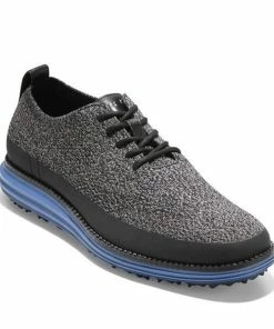 Cole Haan Men's Original Grand Stichlite Wing OX Spikeless Golf Shoe - Black/Blue 11 Cole Haan Men's Original Grand Stichlite Wing OX Spikeless Golf Shoe - Black/Blue -Golf Bags Sales 2023 Blue 80