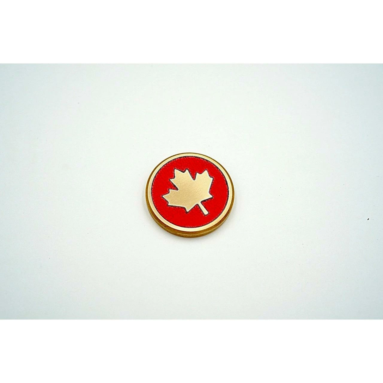 KRAKEN GOLF Brass Maple Leaf Ball Marker - Limited Edition 3 KRAKEN GOLF Brass Maple Leaf Ball Marker - Limited Edition