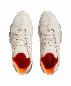 ADIDAS Men's AdiCross HI Spikeless Golf Shoe - White/Brown -Golf Bags Sales 2023 Brown 2