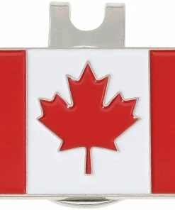 Ztech Canadian Flag Ball Marker With Cap Clip