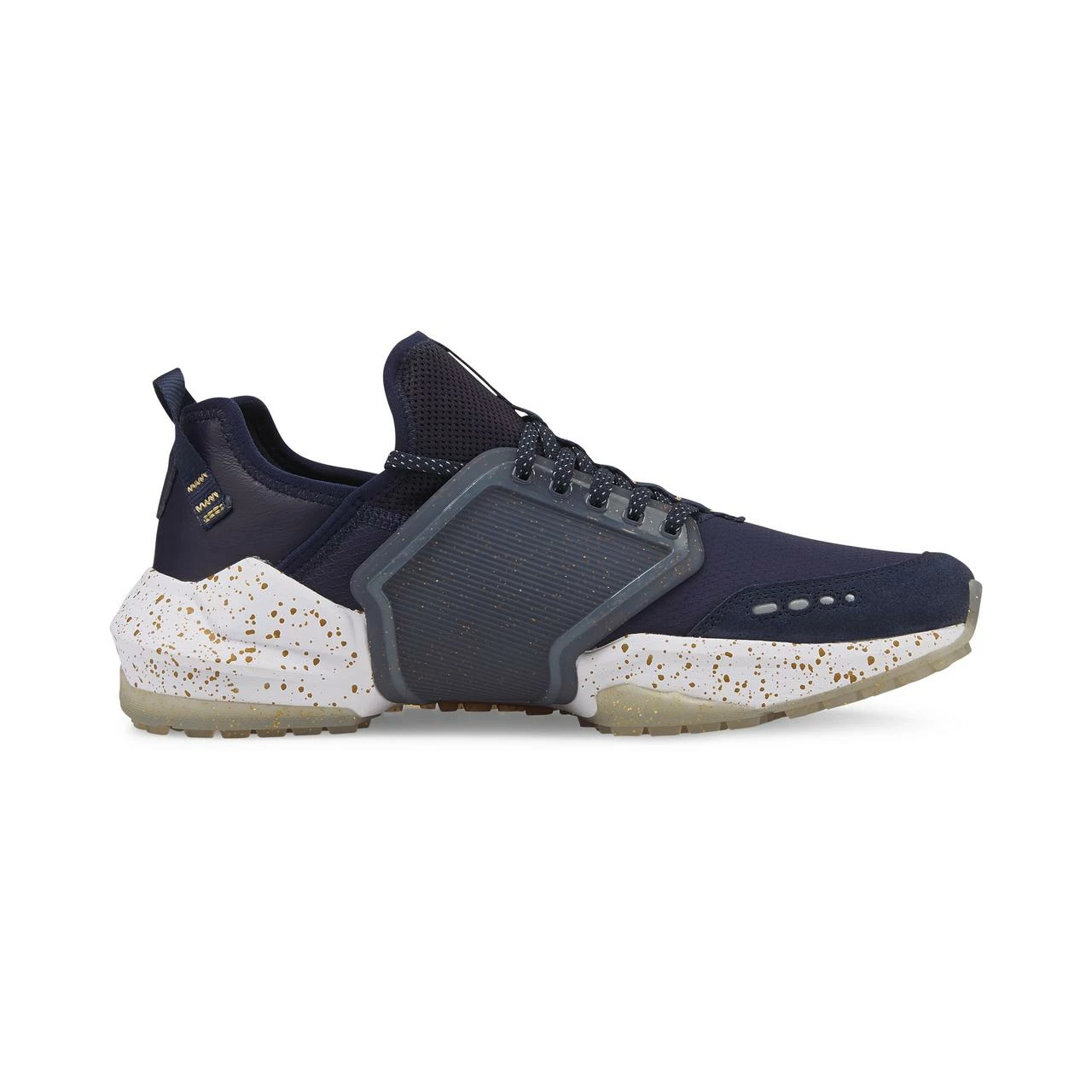 Puma Men's Palm Tree Crew GS-One Sport Spikeless Golf Shoe - Navy/Gold 6 Puma Men's Palm Tree Crew GS-One Sport Spikeless Golf Shoe - Navy/Gold - Image 4