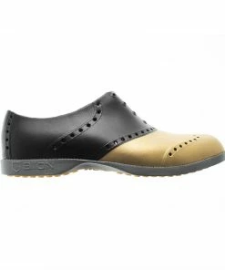 Biion Oxford Saddle Spikeless Shoe - Black/Gold
