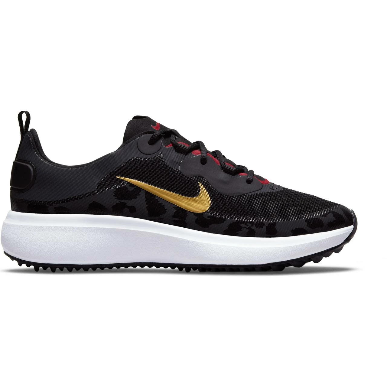 Nike Women's Ace Summerlite Spikeless Golf Shoe-Black/Gold 3 Nike Women's Ace Summerlite Spikeless Golf Shoe-Black/Gold