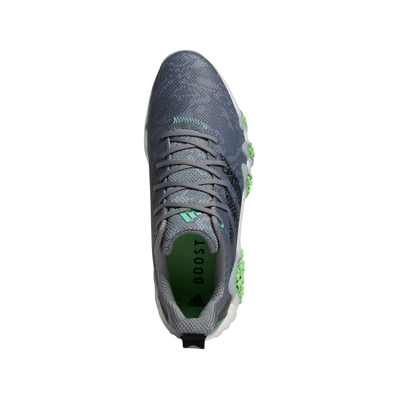 ADIDAS Men's CodeChaos 22 Spikeless Golf Shoe - Grey/Green 5 ADIDAS Men's CodeChaos 22 Spikeless Golf Shoe - Grey/Green - Image 3