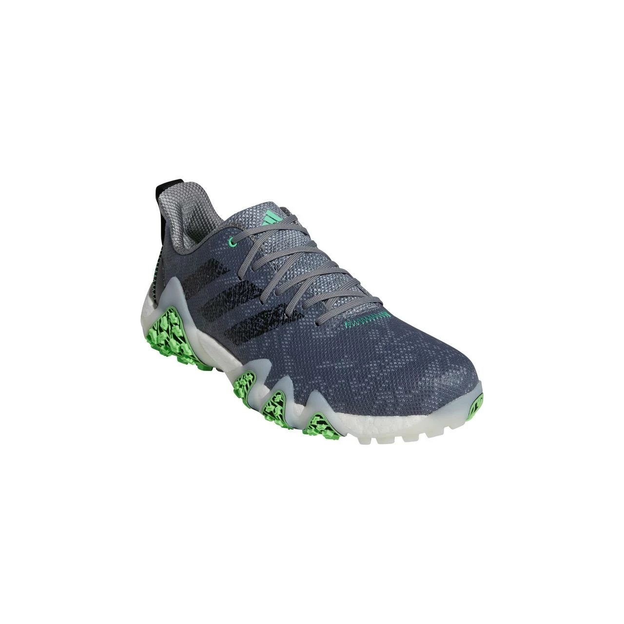 ADIDAS Men's CodeChaos 22 Spikeless Golf Shoe - Grey/Green 7 ADIDAS Men's CodeChaos 22 Spikeless Golf Shoe - Grey/Green - Image 5