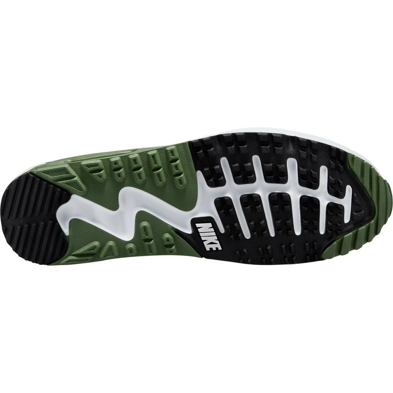 Nike Air Max 90 G Spikeless Golf Shoe - White/Grey/Green 4 Nike Air Max 90 G Spikeless Golf Shoe - White/Grey/Green - Image 2