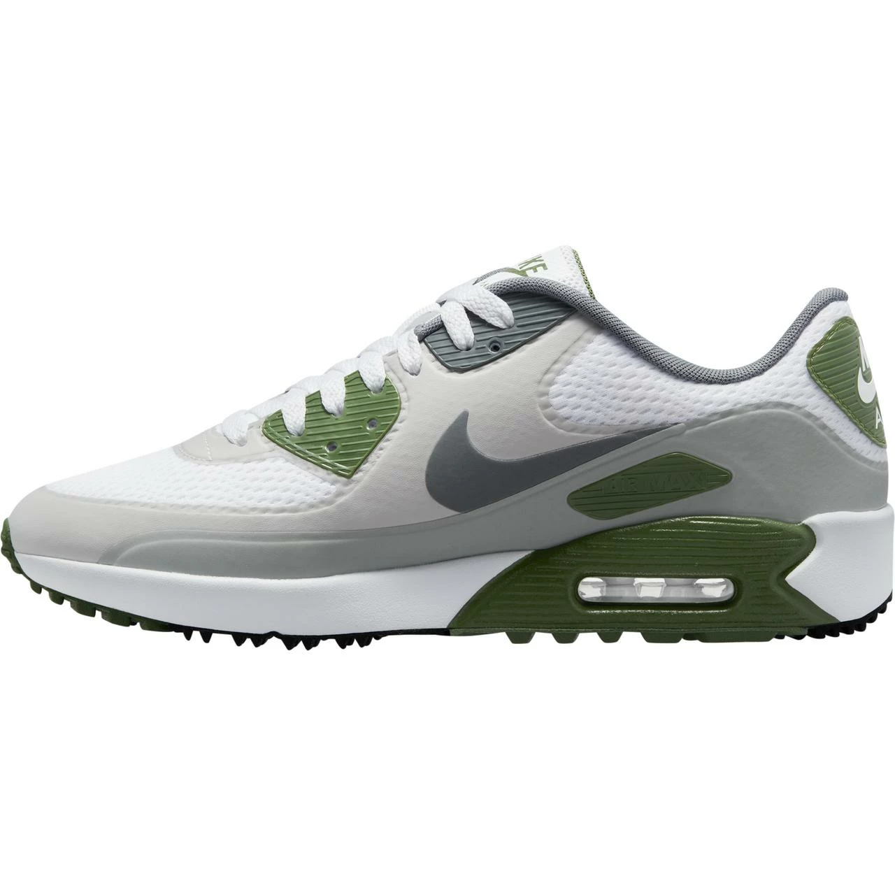 Nike Air Max 90 G Spikeless Golf Shoe - White/Grey/Green 5 Nike Air Max 90 G Spikeless Golf Shoe - White/Grey/Green - Image 3