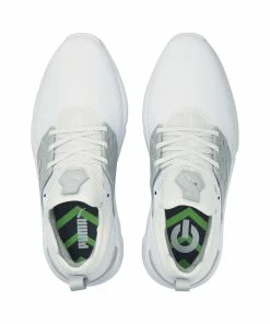Puma Men's Ignite ARTICULATE Spiked Golf Shoe - White/Grey -Golf Bags Sales 2023 Grey 102