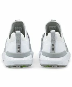 Puma Men's Ignite ARTICULATE Spiked Golf Shoe - White/Grey -Golf Bags Sales 2023 Grey 104