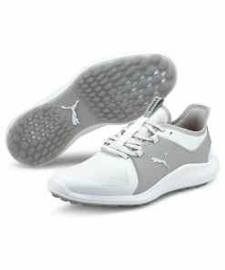 Puma Men's Ignite Fasten 8 Spikeless Golf Shoe - White/Grey 7 Puma Men's Ignite Fasten 8 Spikeless Golf Shoe - White/Grey -Golf Bags Sales 2023 Grey 112
