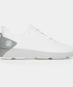G/FORE Men's MG4+ Spikeless Golf Shoe - White/Grey