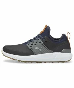 Puma Men's Ignite ARTICULATE Spiked Golf Shoe - Navy/Grey