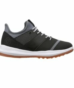 ATHALONZ Men's EnVe Spikeless Golf Shoe - Black/Grey