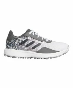 ADIDAS Junior S2G Spikeless Golf Shoe - White/Grey