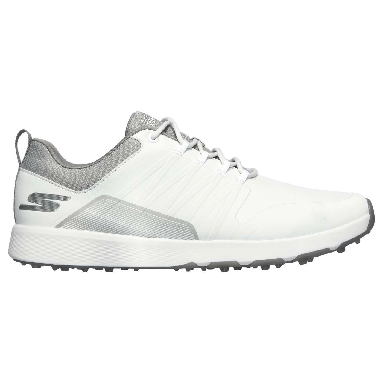 Skechers Men's Elite 4 Victory Spikeless Golf Shoe - White/Grey 3 Skechers Men's Elite 4 Victory Spikeless Golf Shoe - White/Grey