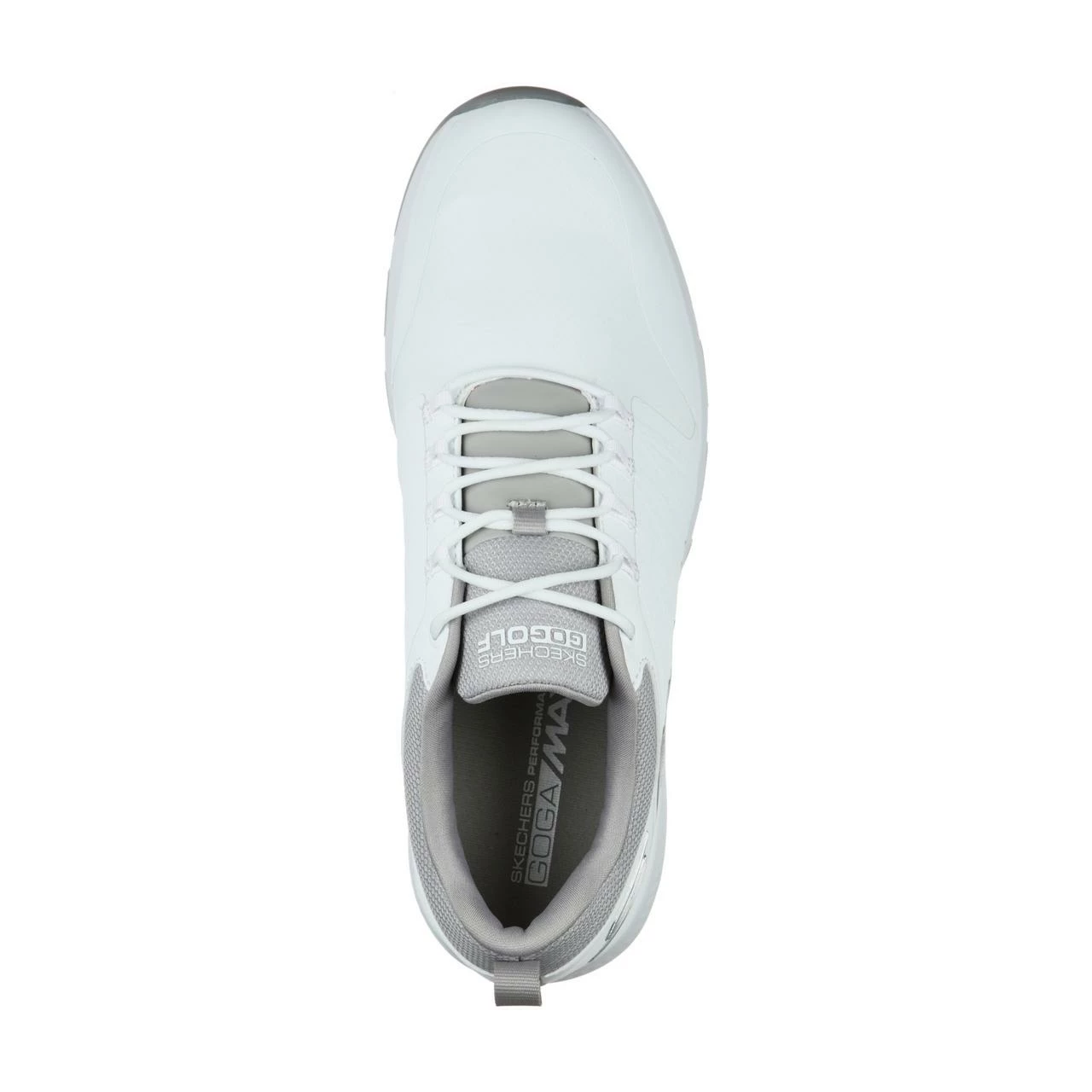Skechers Men's Elite 4 Victory Spikeless Golf Shoe - White/Grey 5 Skechers Men's Elite 4 Victory Spikeless Golf Shoe - White/Grey - Image 3