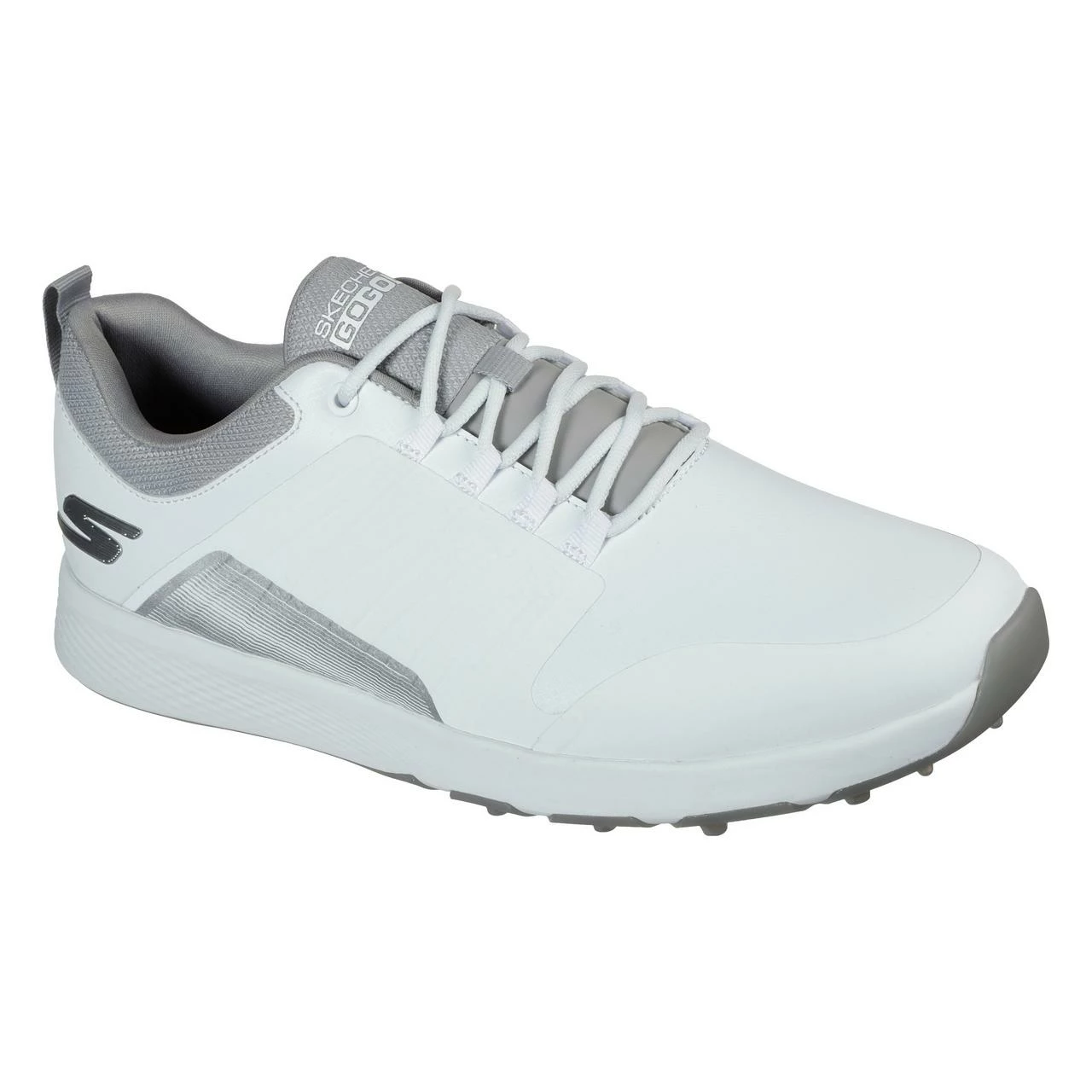 Skechers Men's Elite 4 Victory Spikeless Golf Shoe - White/Grey 7 Skechers Men's Elite 4 Victory Spikeless Golf Shoe - White/Grey - Image 5