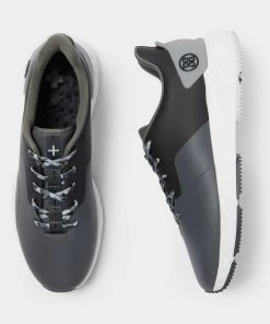 G/FORE Men's MG4+ Spikeless Golf Shoe - Black/Grey -Golf Bags Sales 2023 Grey 95