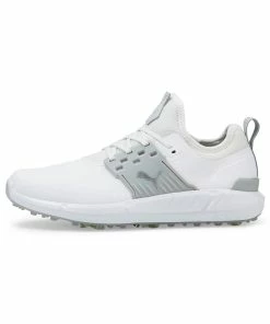 Puma Men's Ignite ARTICULATE Spiked Golf Shoe - White/Grey