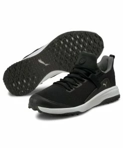 Puma Junior Fusion EVO Spikeless Golf Shoe - Black -Golf Bags Sales 2023 Junior Fusion EVO Spikeless Golf Shoe Black 4