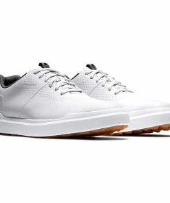 FootJoy Men's Contour Casual Spikeless Golf Shoe -White -Golf Bags Sales 2023 Mens Contour Casual Spikeless Golf Shoe White 3