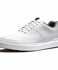 FootJoy Men's Contour Casual Spikeless Golf Shoe -White -Golf Bags Sales 2023 Mens Contour Casual Spikeless Golf Shoe White 5